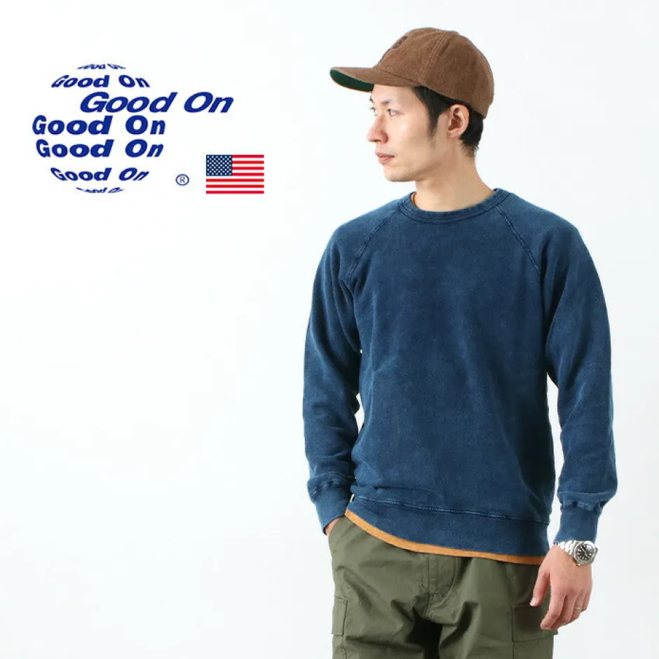 Sweatshirts^GOOD ON / GOBW101 IS Raglan Crew Sweatshirt indigo