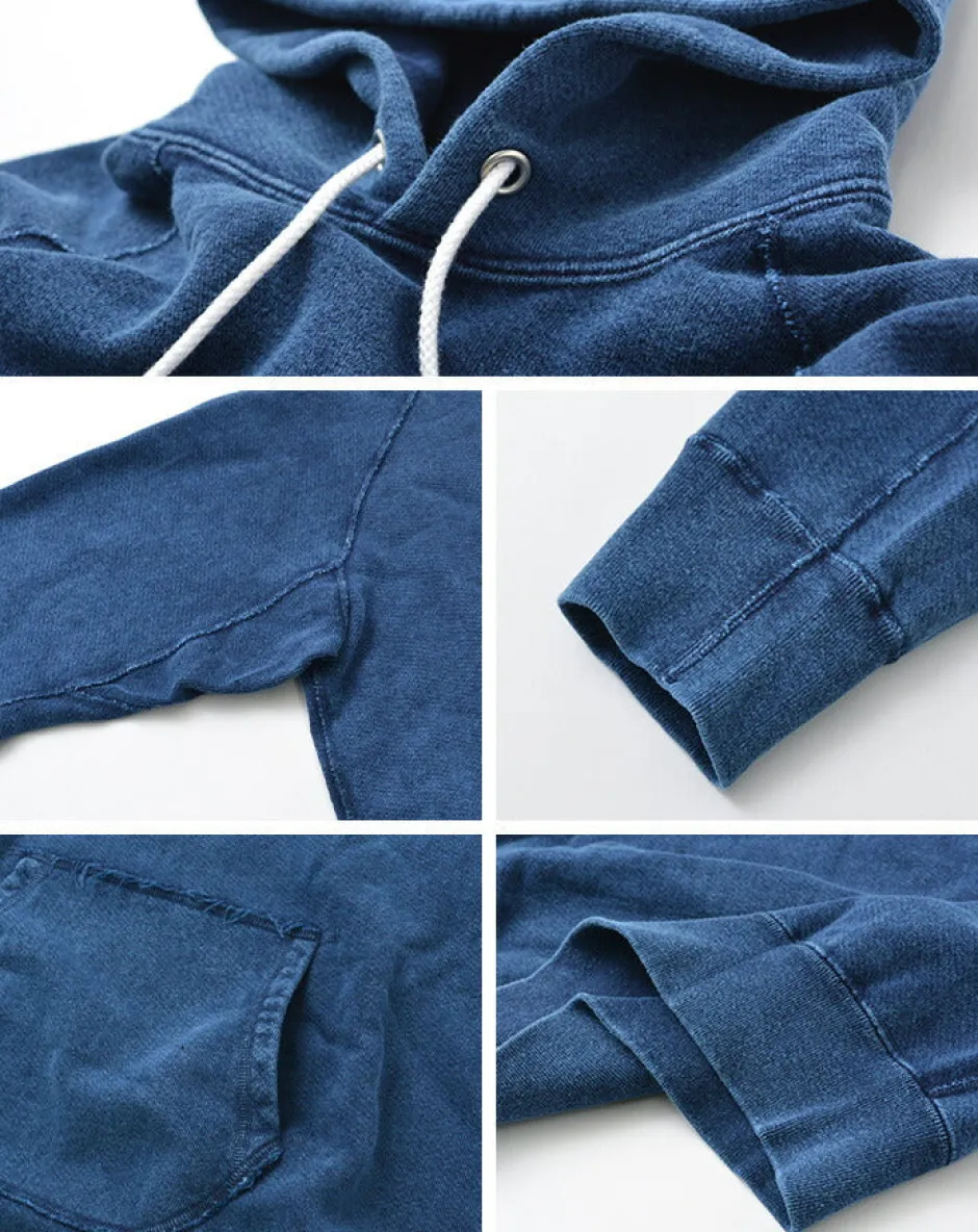 Sweatshirts^GOOD ON / GOBW1203 IS Raglan Pullover Hooded Sweatshirt indigo