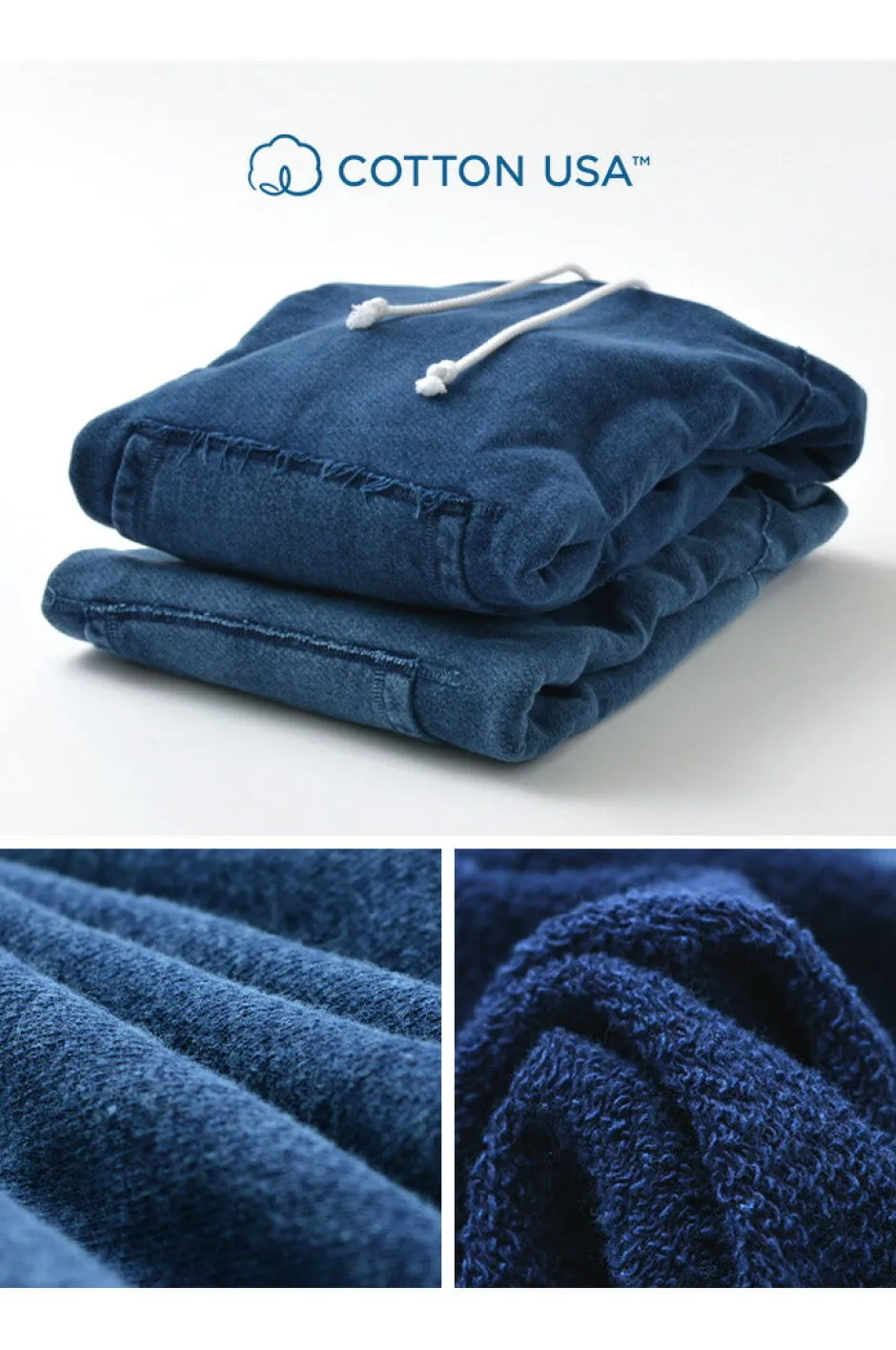 Sweatshirts^GOOD ON / GOBW1203 IS Raglan Pullover Hooded Sweatshirt indigo