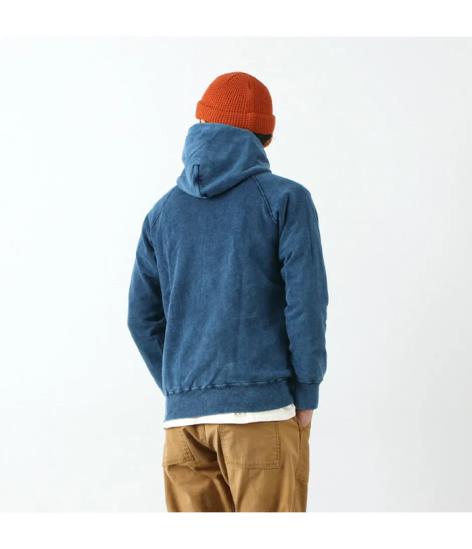 Sweatshirts^GOOD ON / GOBW1203 IS Raglan Pullover Hooded Sweatshirt indigo