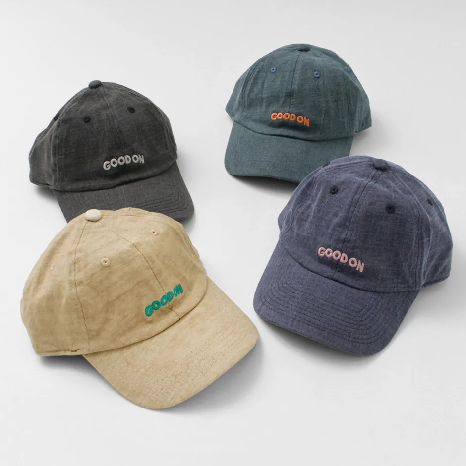 Hats^GOOD ON / Arch Logo Embroidered Cap