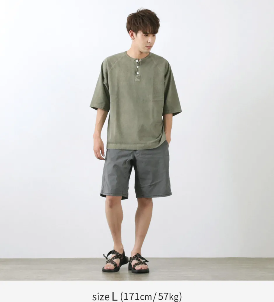 T-Shirts^GOOD ON / Half Sleeve Heavy Retro Henry Neck T-Shirt