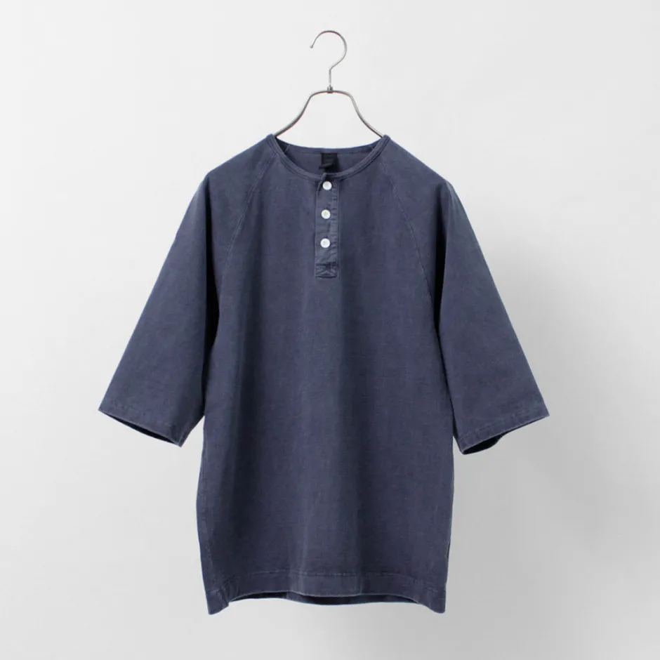 T-Shirts^GOOD ON / Half Sleeve Heavy Retro Henry Neck T-Shirt