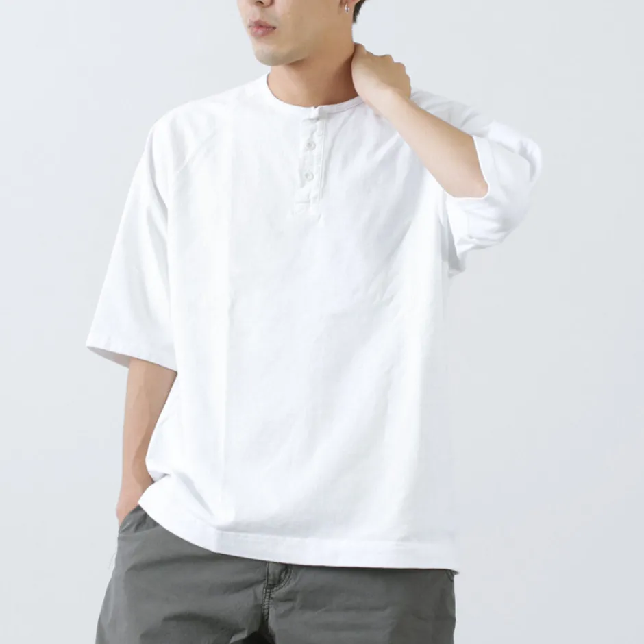 T-Shirts^GOOD ON / Half Sleeve Heavy Retro Henry Neck T-Shirt