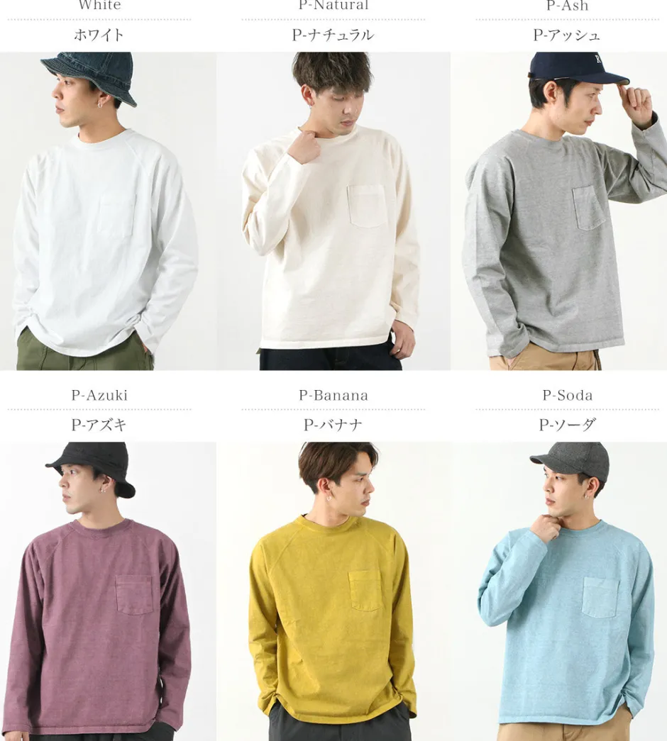 T-Shirts^GOOD ON / Heavy Raglan Pocket T-Shirt Long Sleeve