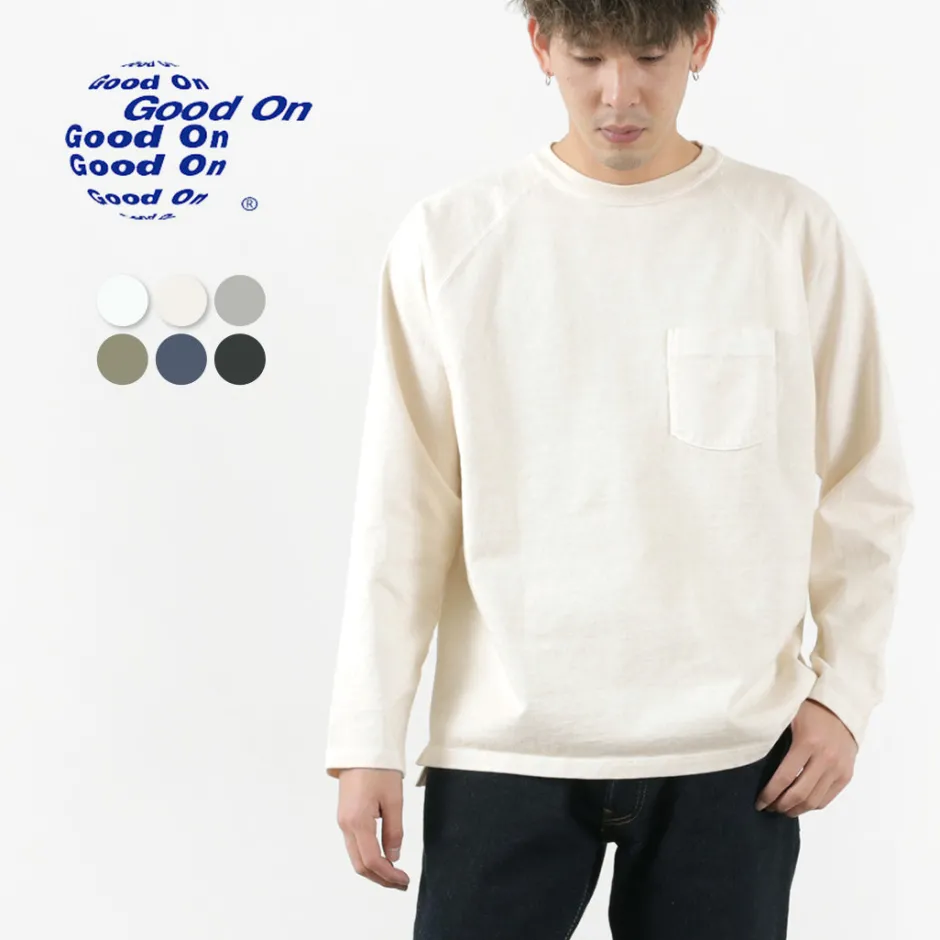 T-Shirts^GOOD ON / Heavy Raglan Pocket T-Shirt Long Sleeve