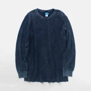 T-Shirts^GOOD ON / Indigo Long Sleeve Thermal T-Shirt blue