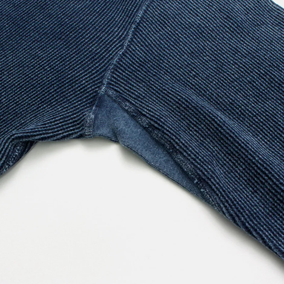 T-Shirts^GOOD ON / Indigo Long Sleeve Thermal T-Shirt blue