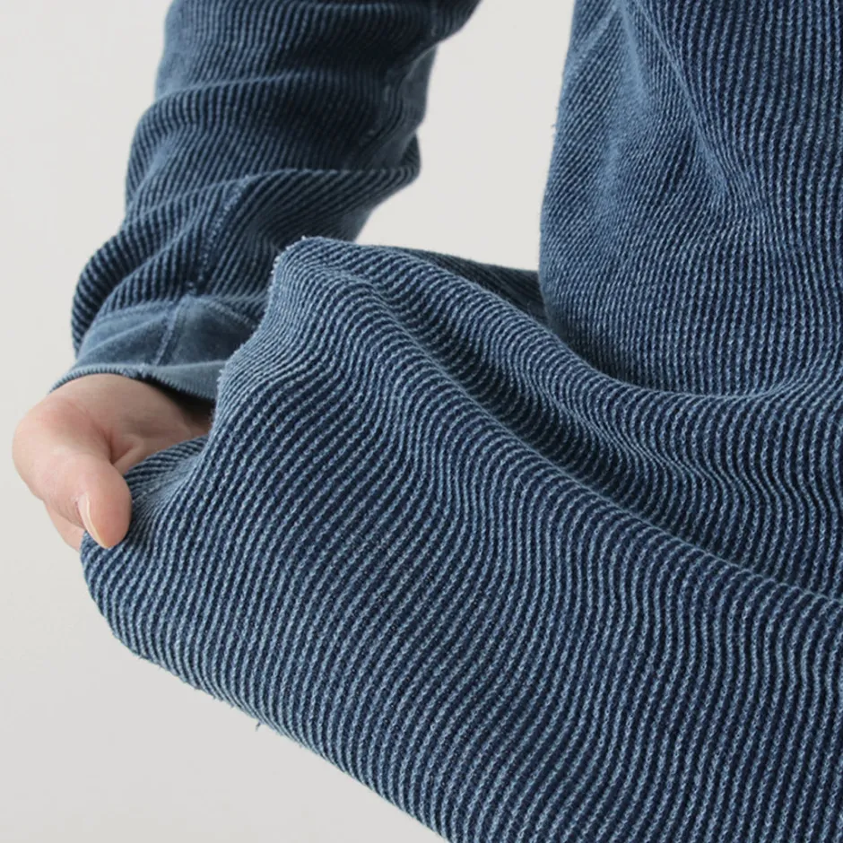 T-Shirts^GOOD ON / Indigo Long Sleeve Thermal T-Shirt blue