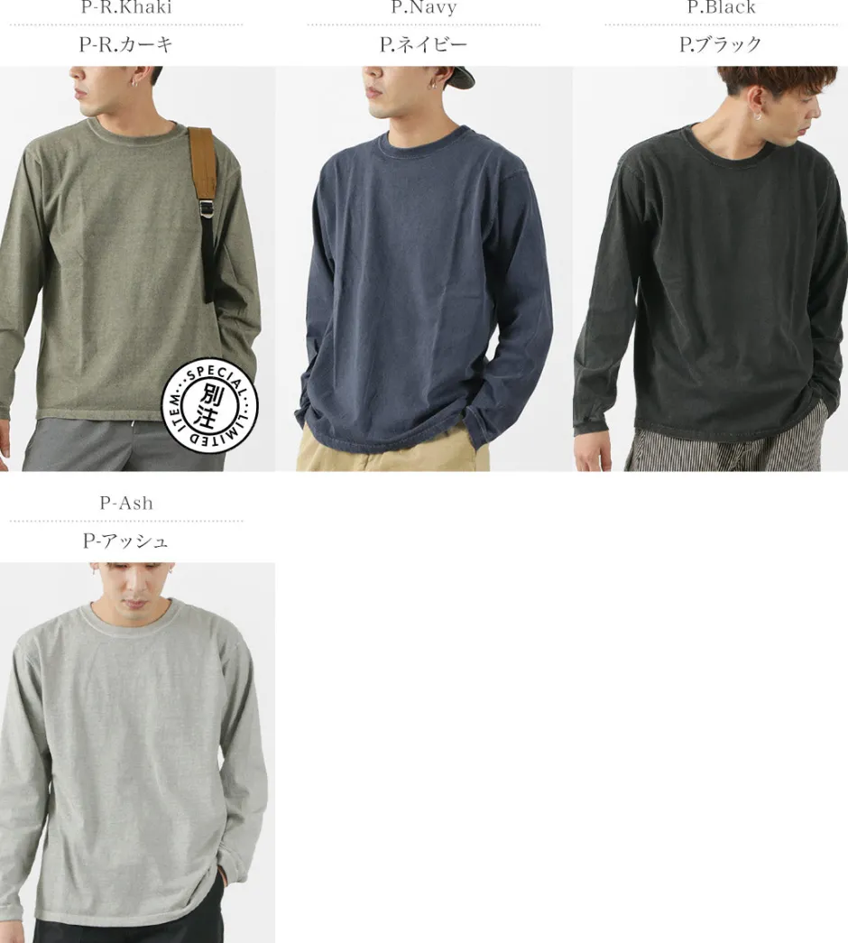 T-Shirts^GOOD ON / Long sleeve crew T-shirt