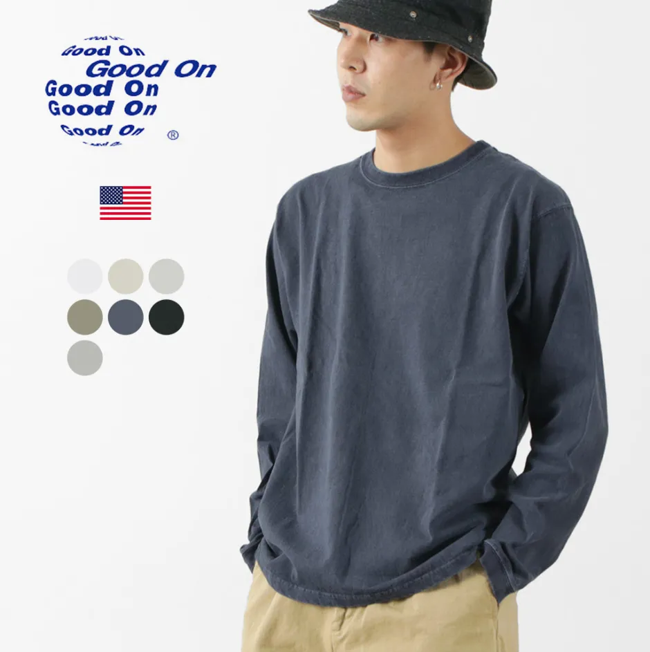 T-Shirts^GOOD ON / Long sleeve crew T-shirt