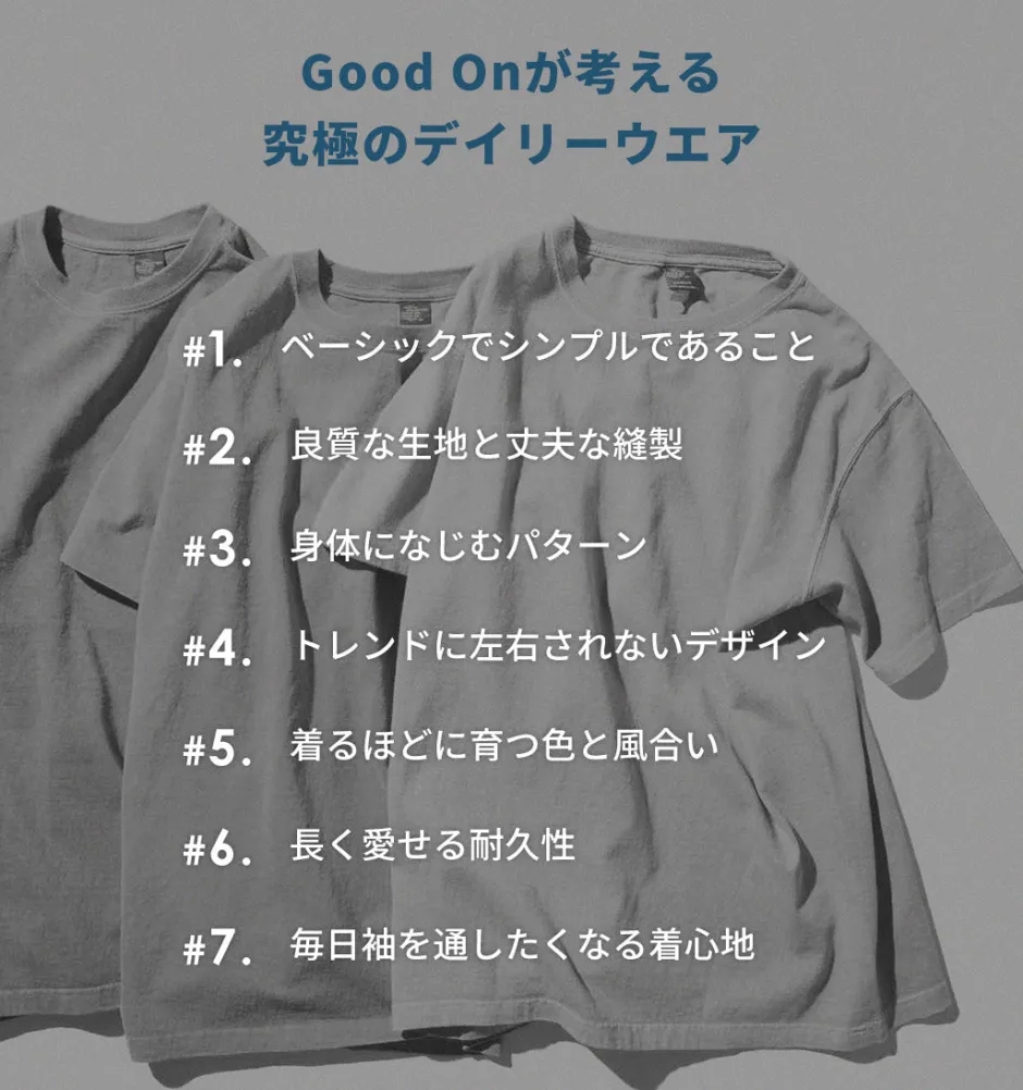 T-Shirts^GOOD ON / Long Sleeve Henley Neck T-Shirt
