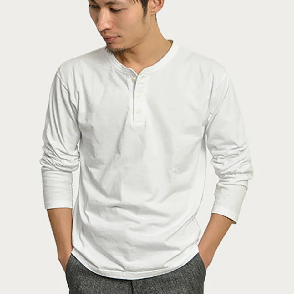 T-Shirts^GOOD ON / Long Sleeve Henley Neck T-Shirt