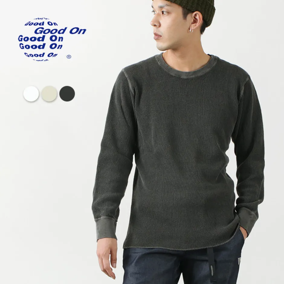 T-Shirts^GOOD ON / Long Sleeve Thermal Pigmented Dye