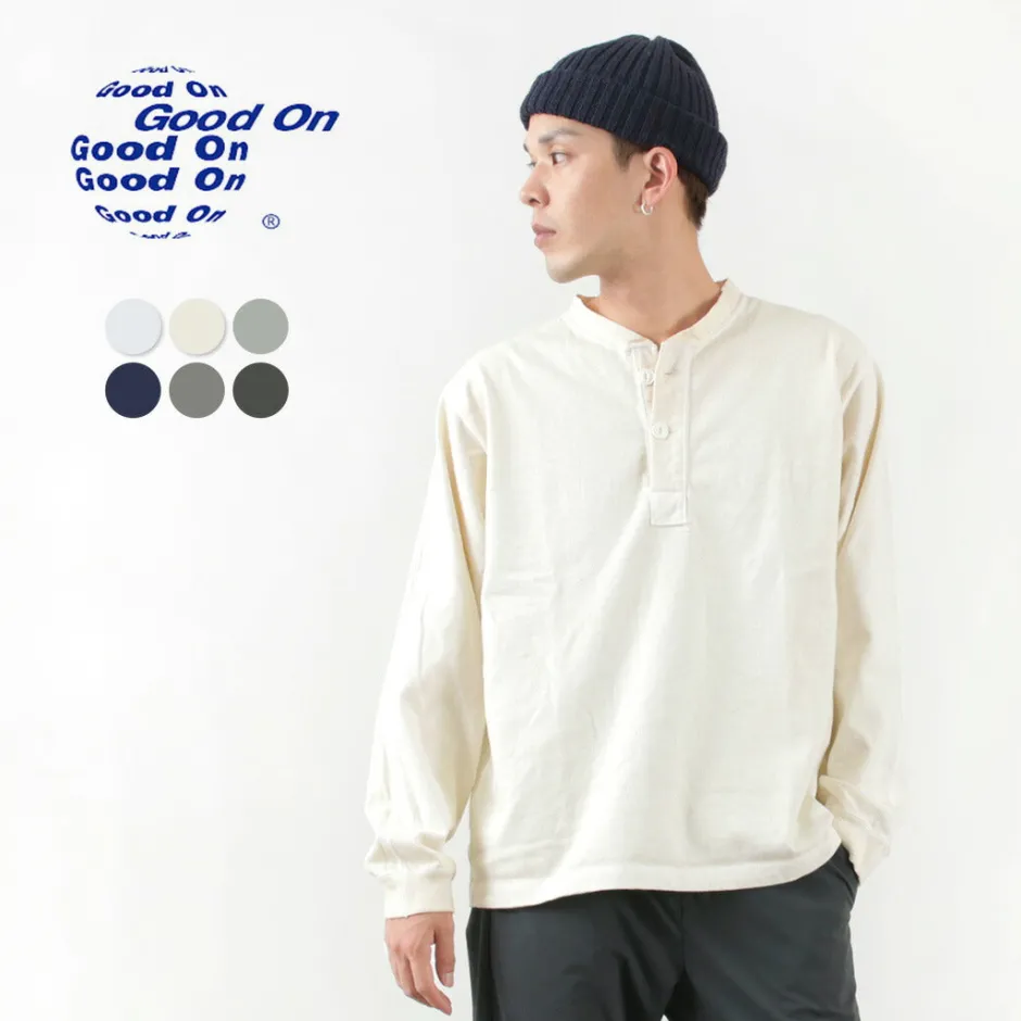 T-Shirts^GOOD ON / L/S heavy henley T