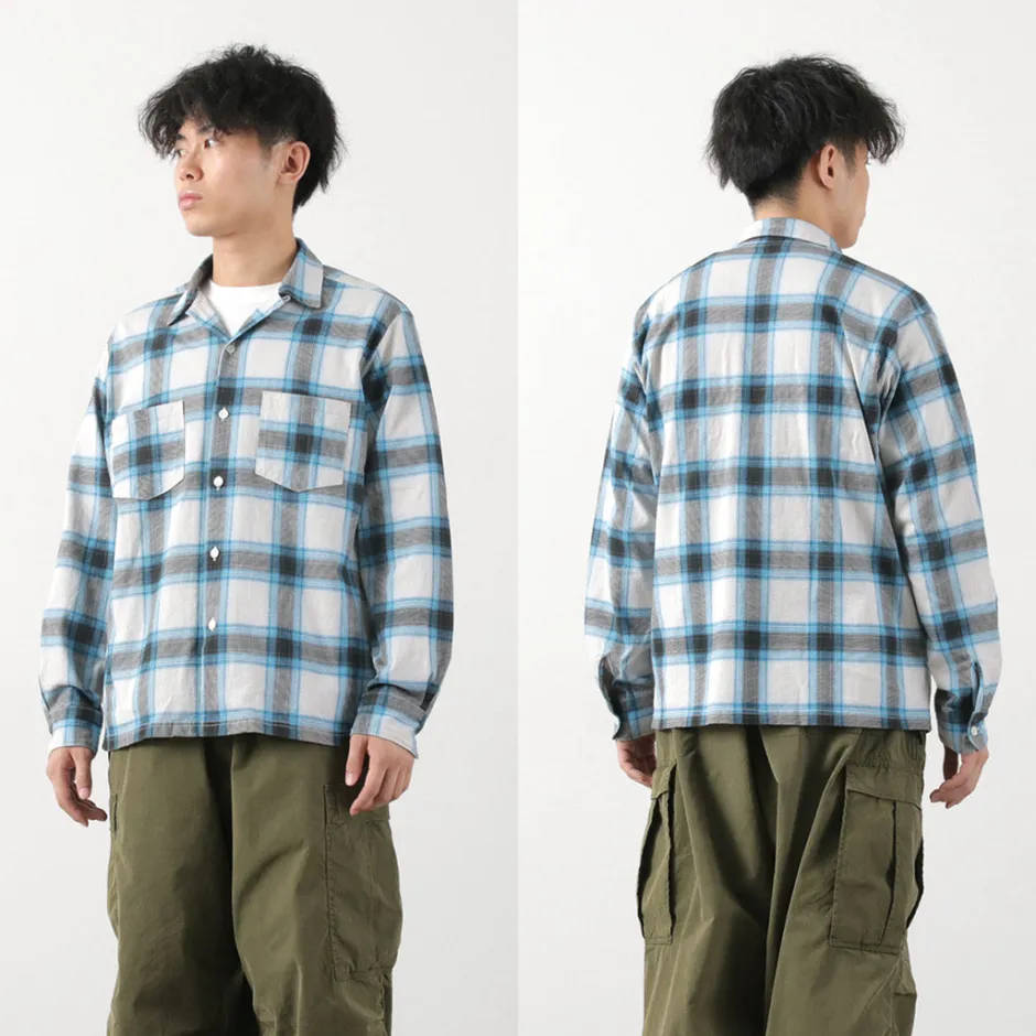 Shirts^GOOD ON / Ombre Long Sleeve Open Shirt