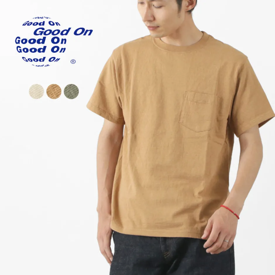 T-Shirts^GOOD ON / organic short sleeve pocket T-shirt