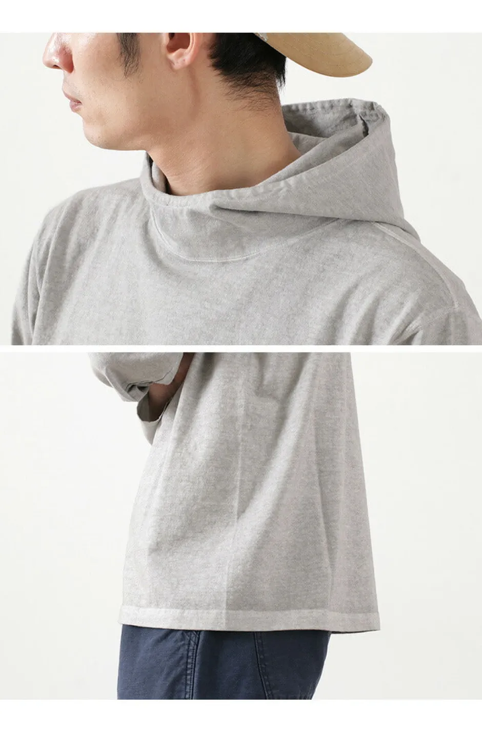 T-Shirts^GOOD ON / Pullover hooded T-shirt/long sleeves