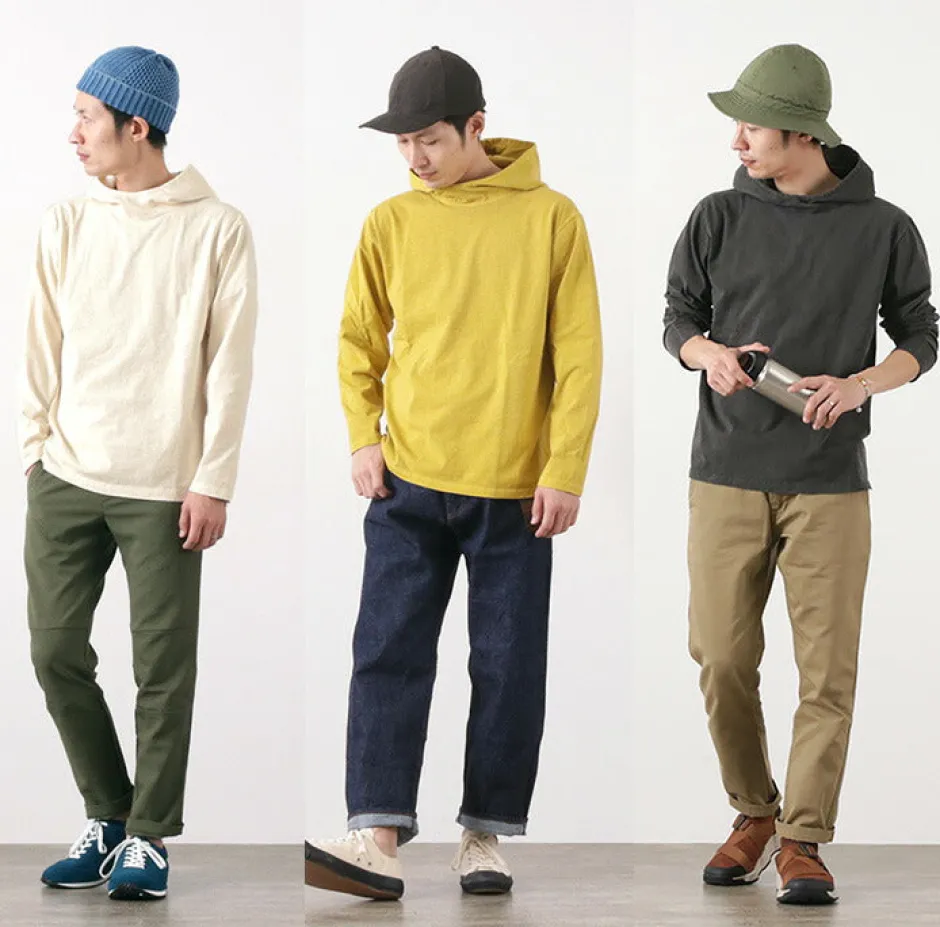 T-Shirts^GOOD ON / Pullover hooded T-shirt/long sleeves