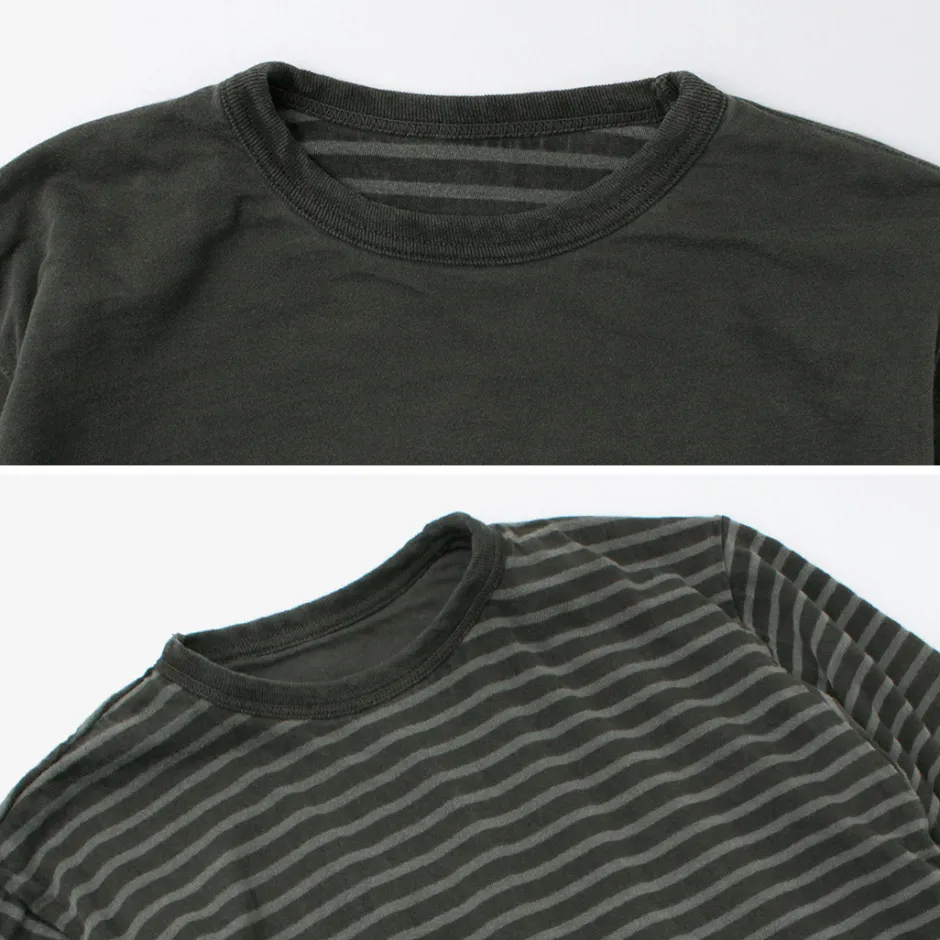 T-Shirts^GOOD ON / Reversible Striped Long Sleeve Crew T-Shirt GOLT2407