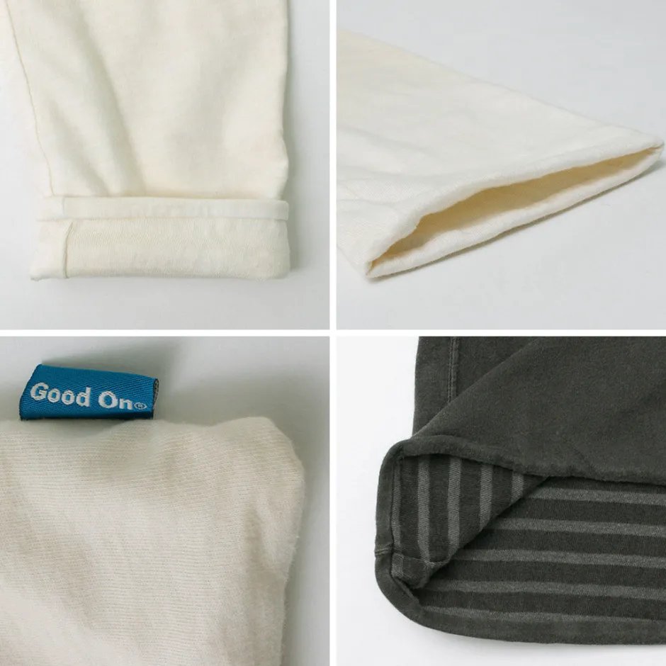 T-Shirts^GOOD ON / Reversible Striped Long Sleeve Crew T-Shirt GOLT2407