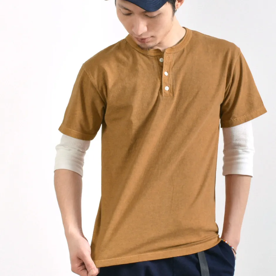 T-Shirts^GOOD ON / Short sleeve henley neck T-shirt
