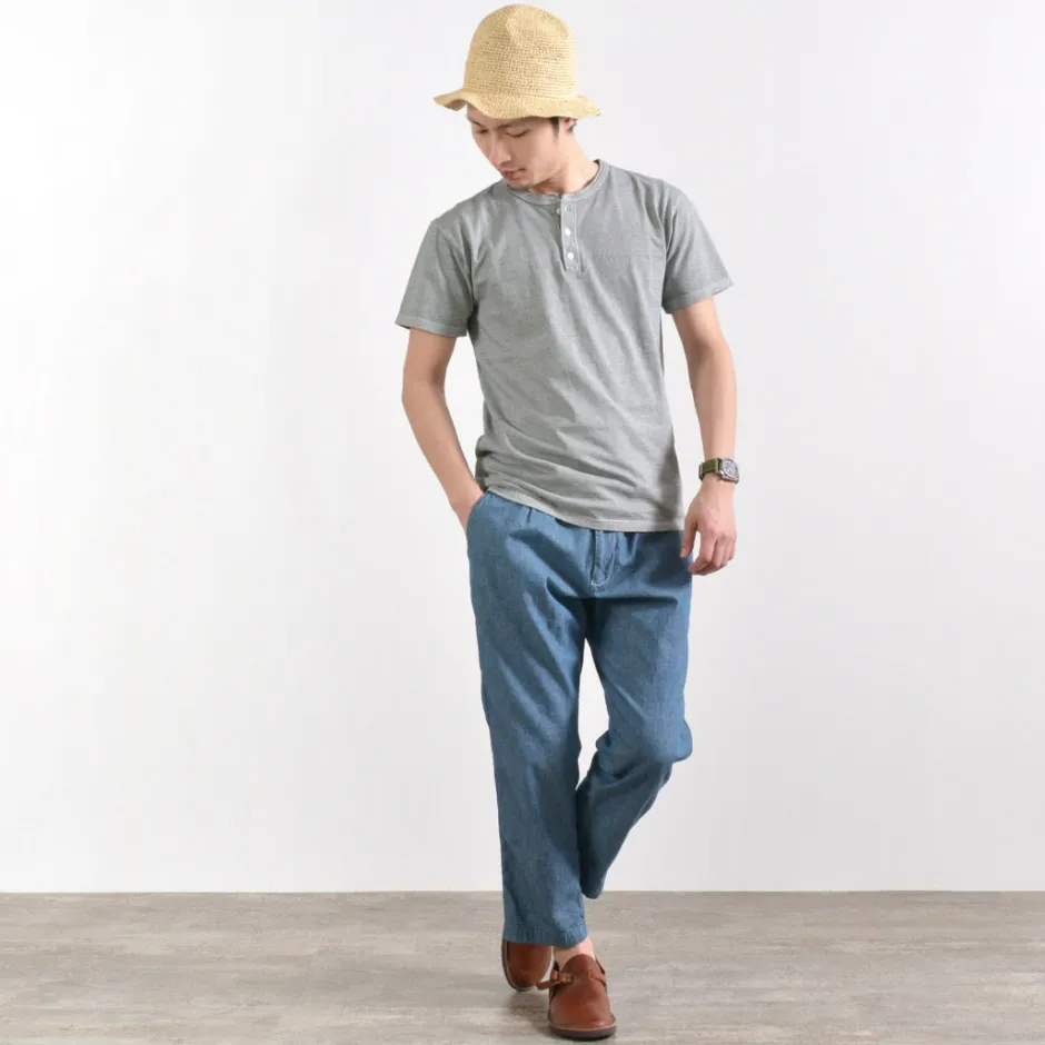 T-Shirts^GOOD ON / Short sleeve henley neck T-shirt
