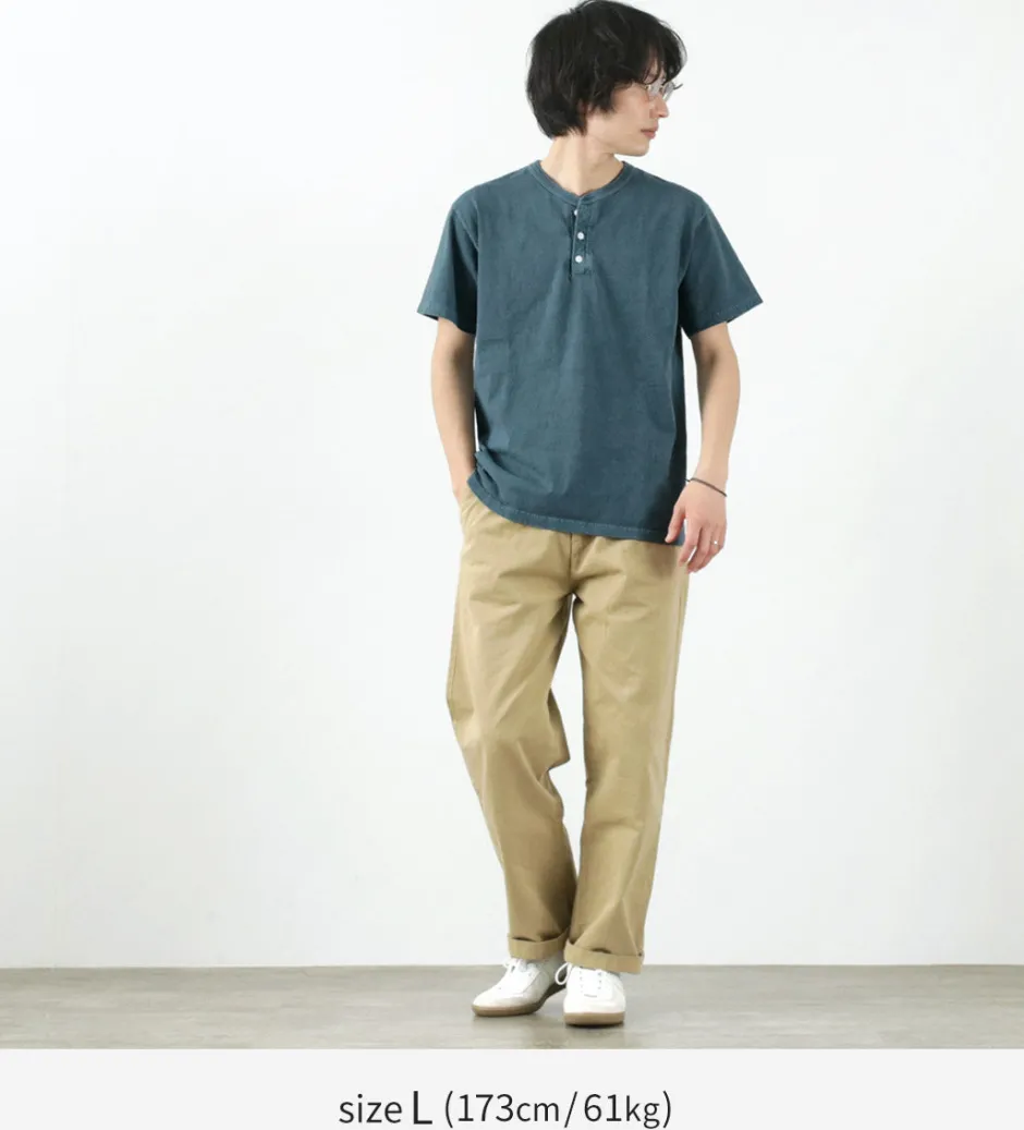 T-Shirts^GOOD ON / Short sleeve henley neck T-shirt