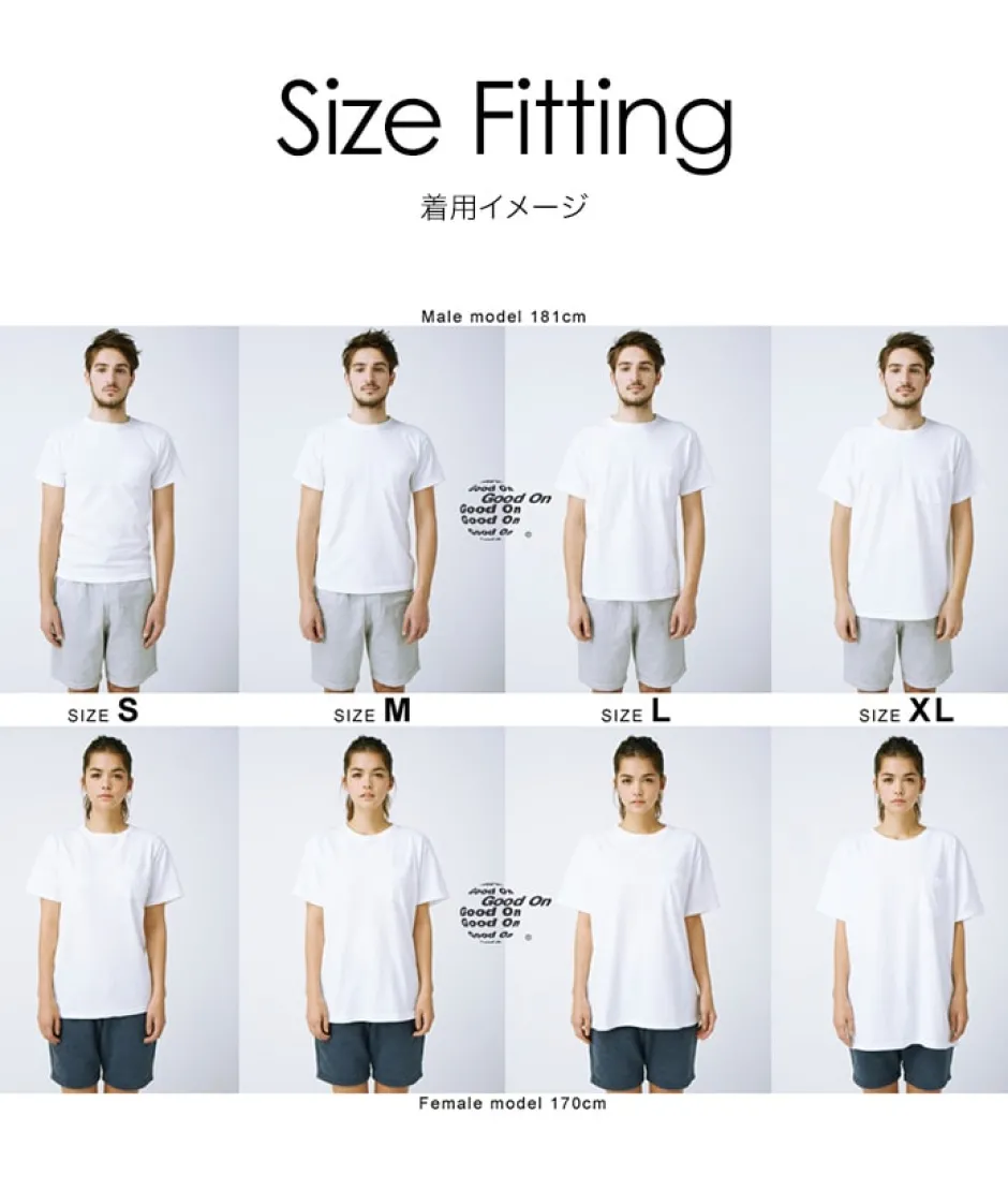 T-Shirts^GOOD ON / Short sleeve henley neck T-shirt