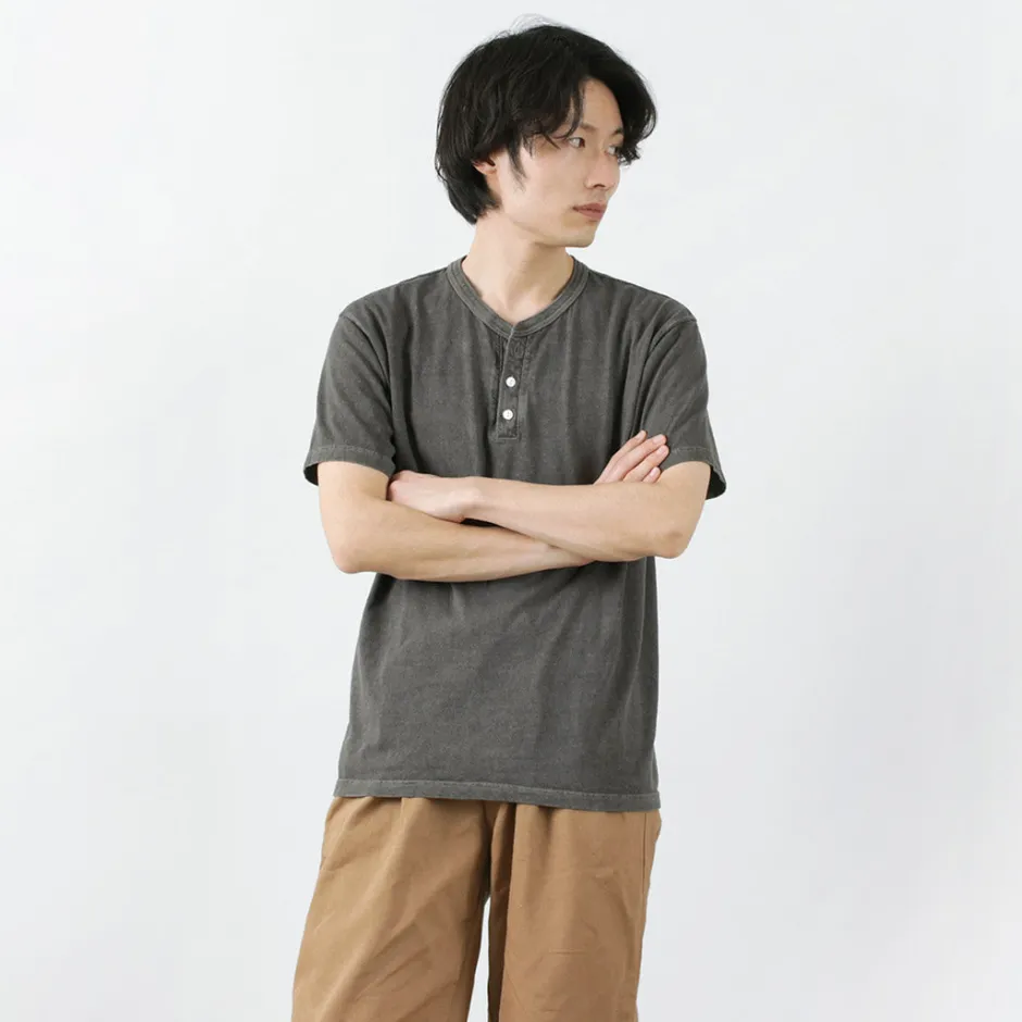 T-Shirts^GOOD ON / Short sleeve henley neck T-shirt