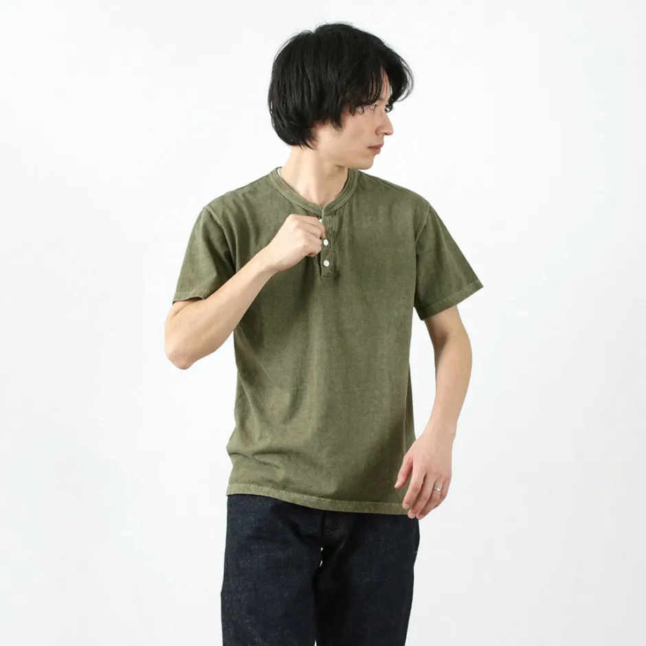 T-Shirts^GOOD ON / Short sleeve henley neck T-shirt