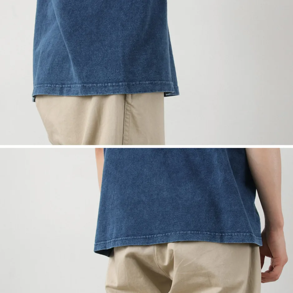 T-Shirts^GOOD ON / Short Sleeve Henley T-Shirt / Shave indigo