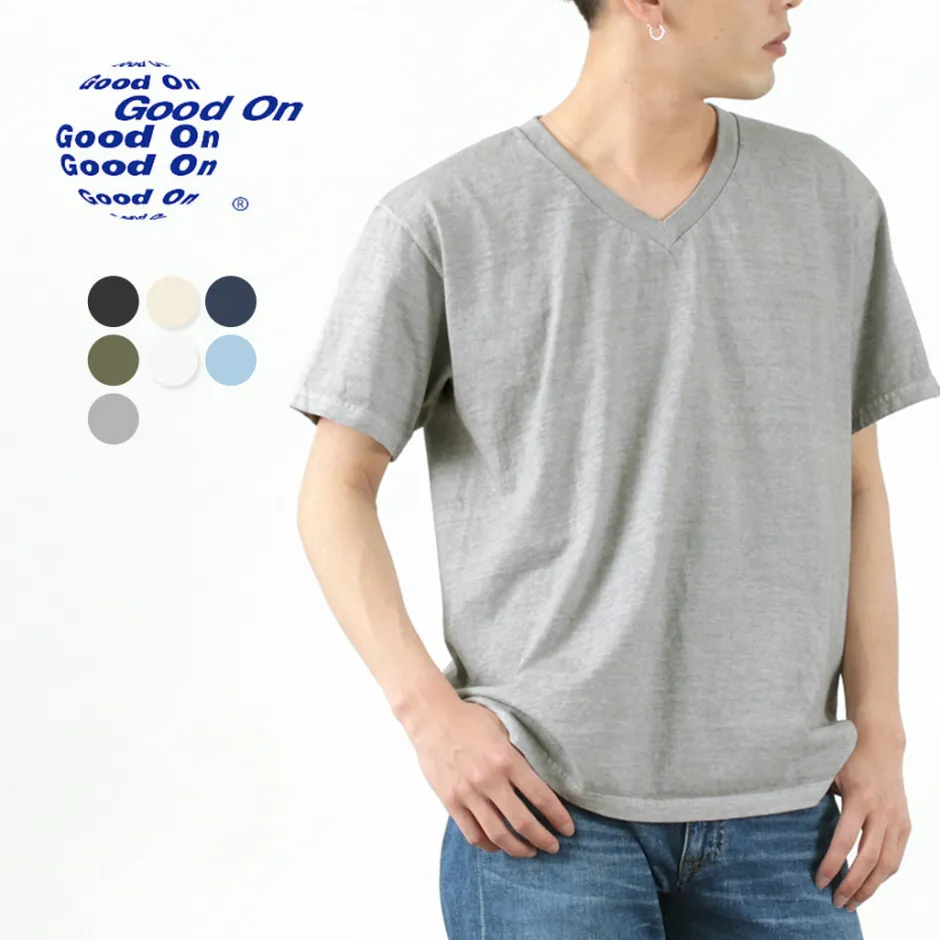 T-Shirts^GOOD ON / Short sleeve V-neck T-shirt