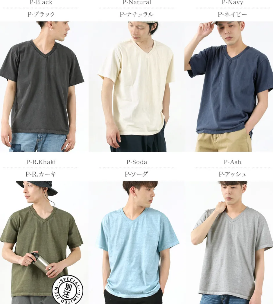 T-Shirts^GOOD ON / Short sleeve V-neck T-shirt