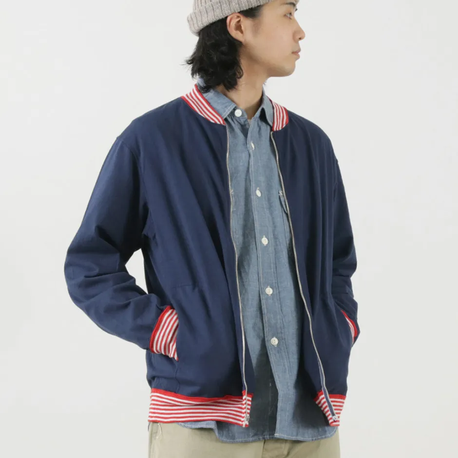 Jackets^GOOD ON / Striped Rib Tee Track Jacket