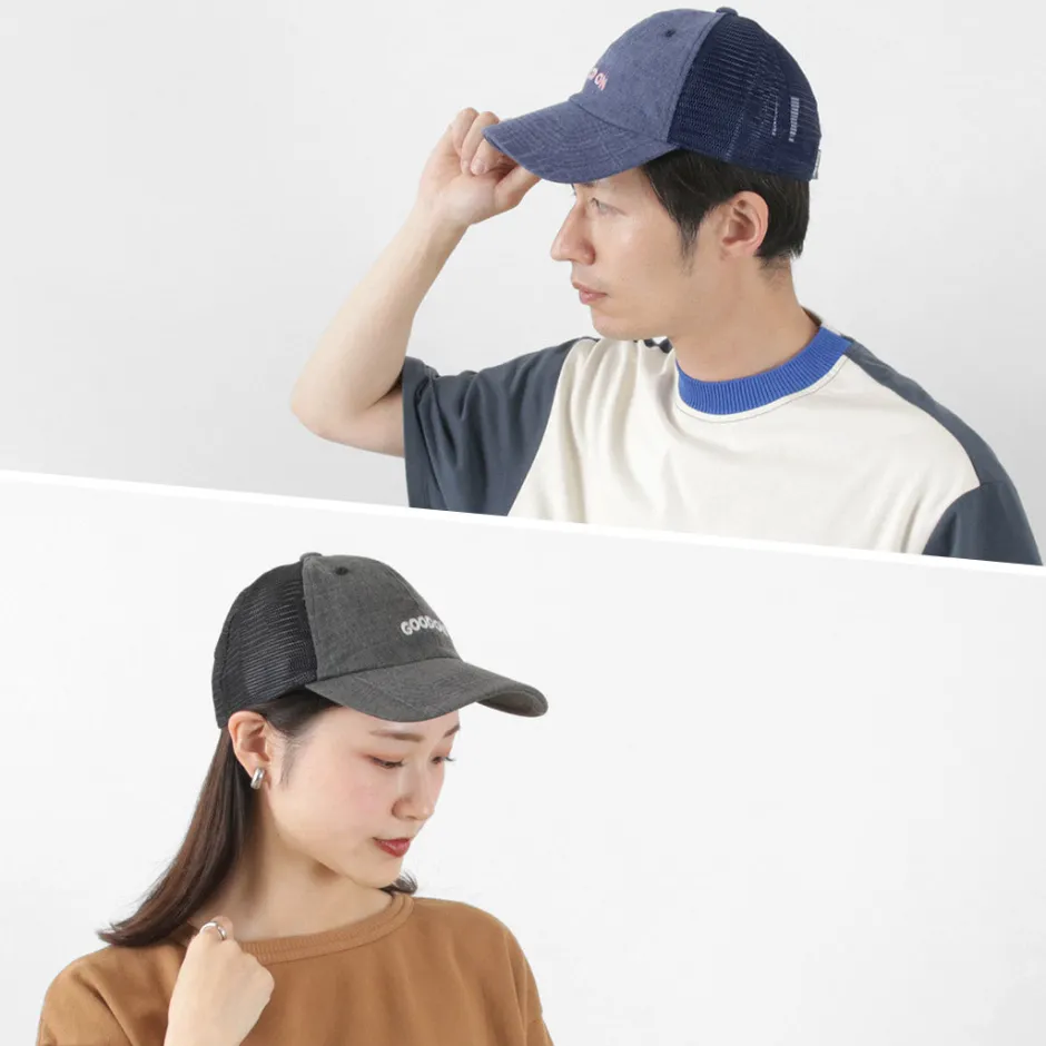 Hats^GOOD ON / TEE mesh cap embroidery