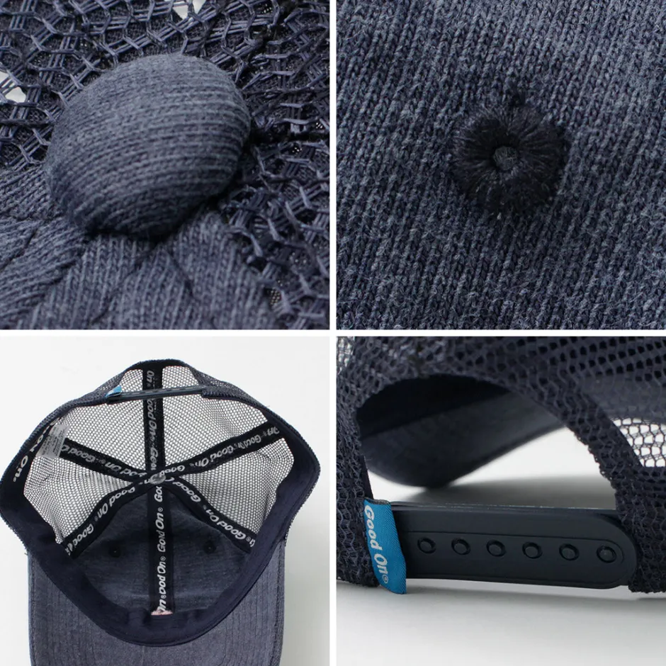 Hats^GOOD ON / TEE mesh cap embroidery