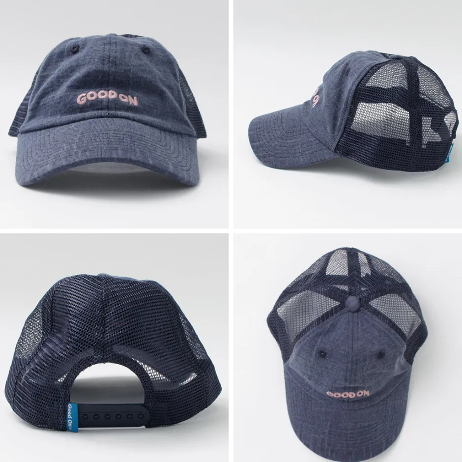Hats^GOOD ON / TEE mesh cap embroidery