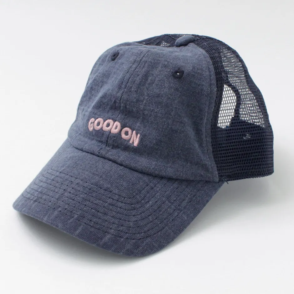 Hats^GOOD ON / TEE mesh cap embroidery