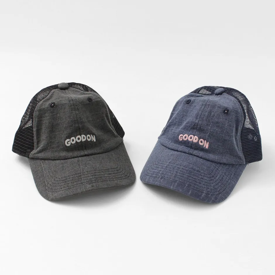 Hats^GOOD ON / TEE mesh cap embroidery
