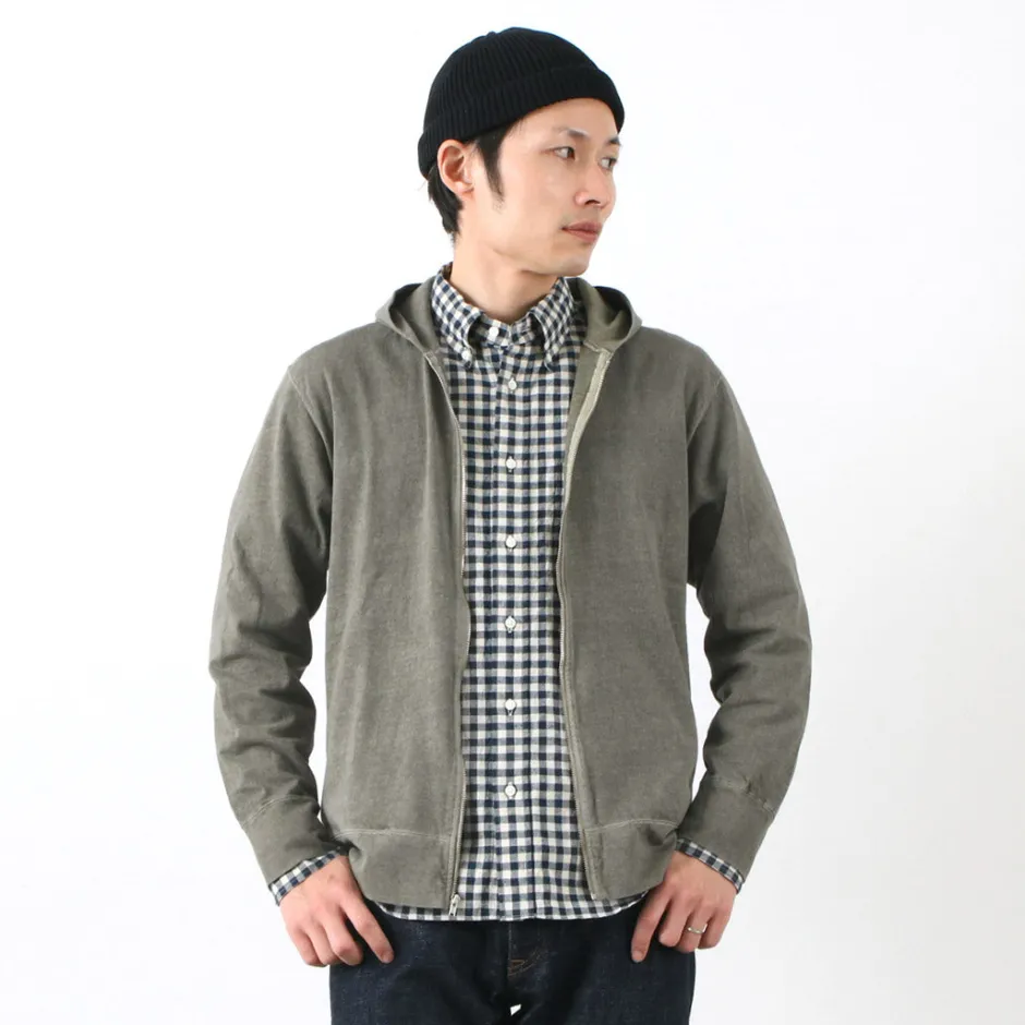 Sweatshirts^GOOD ON / Zip Tee Parka Pigment Dye