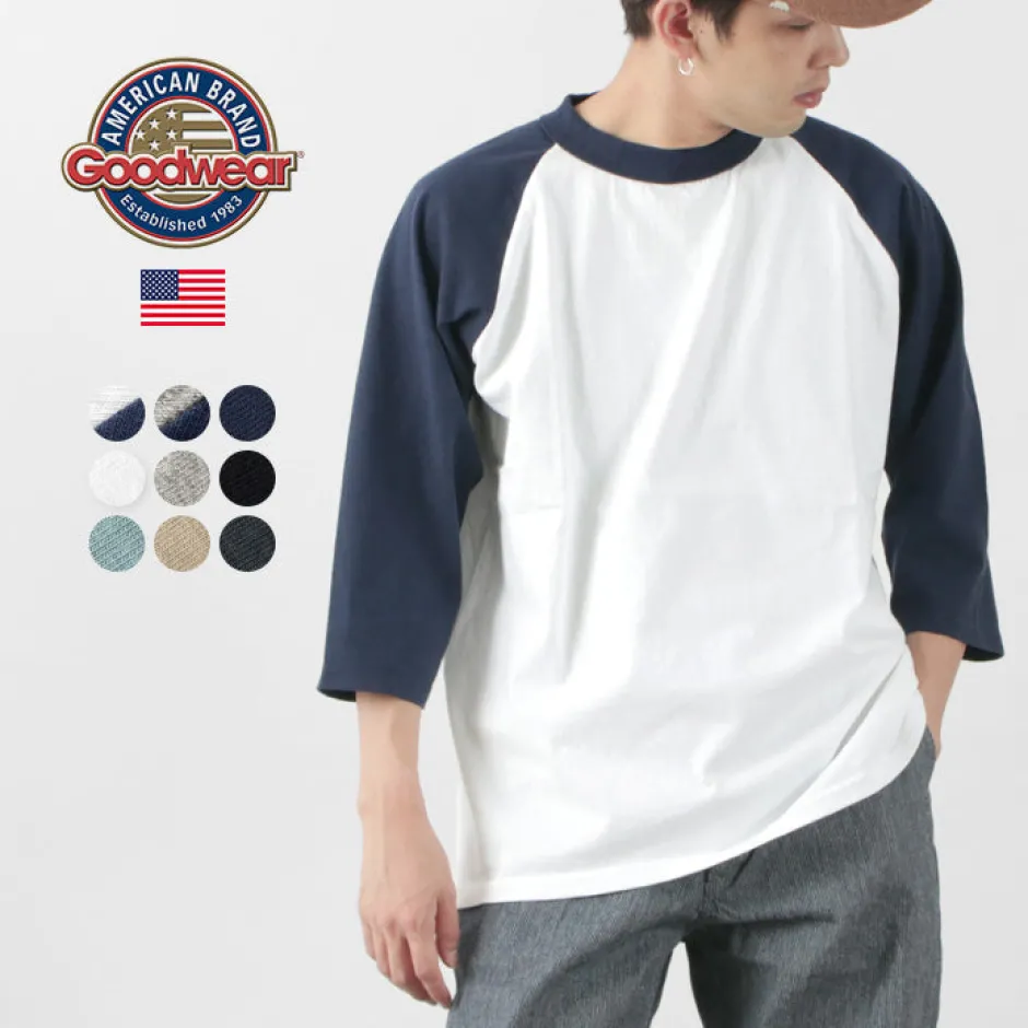T-Shirts^GOODWEAR / 7/10 Sleeve Raglan T-Shirt