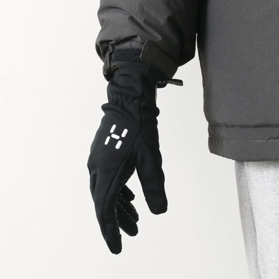 Gloves^HAGLOFS / Bow Windstopper Gloves black