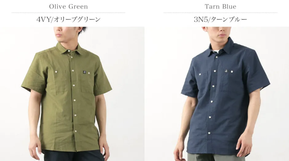 Shirts^HAGLOFS / Curious Hemp Short Sleeve Shirt