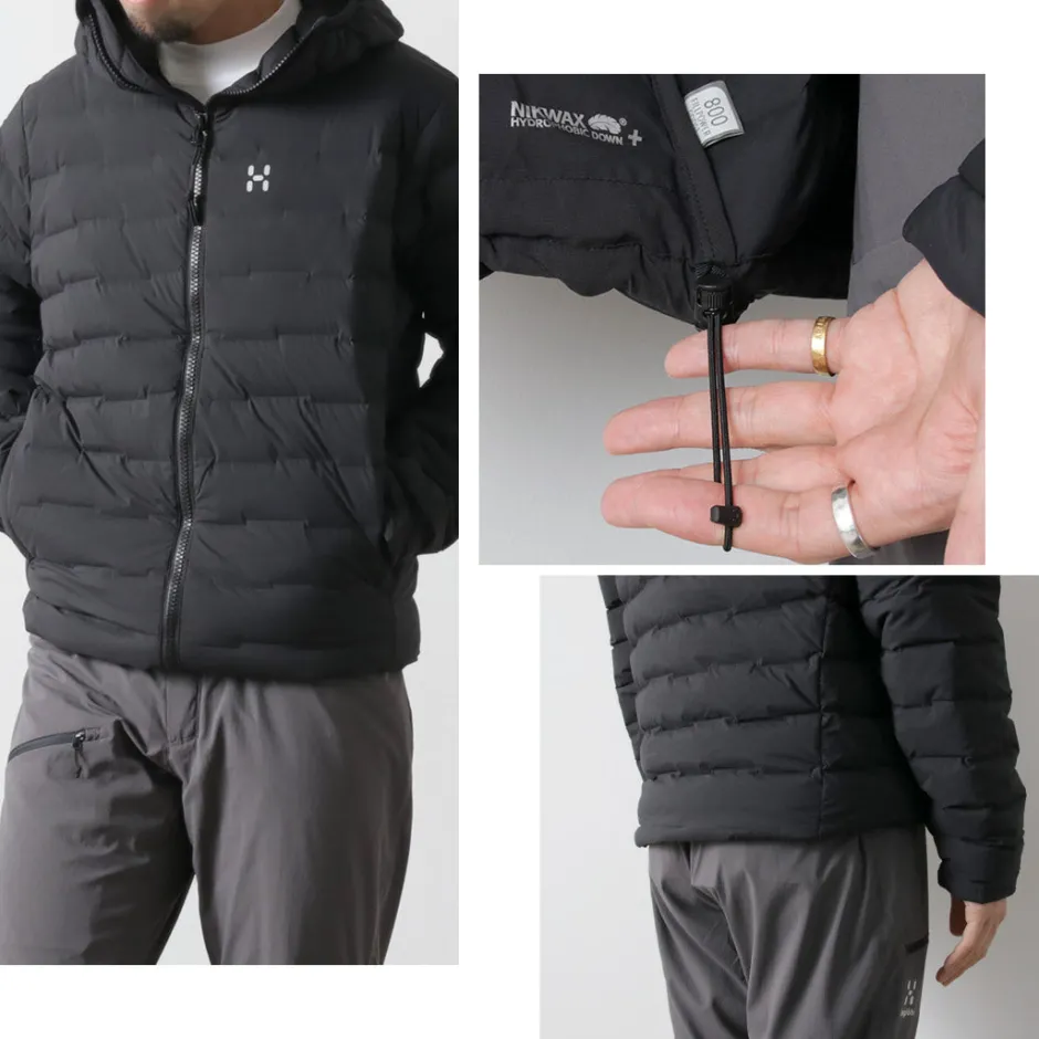 Down Wear^HAGLOFS / Spitz Down Hood Jacket black