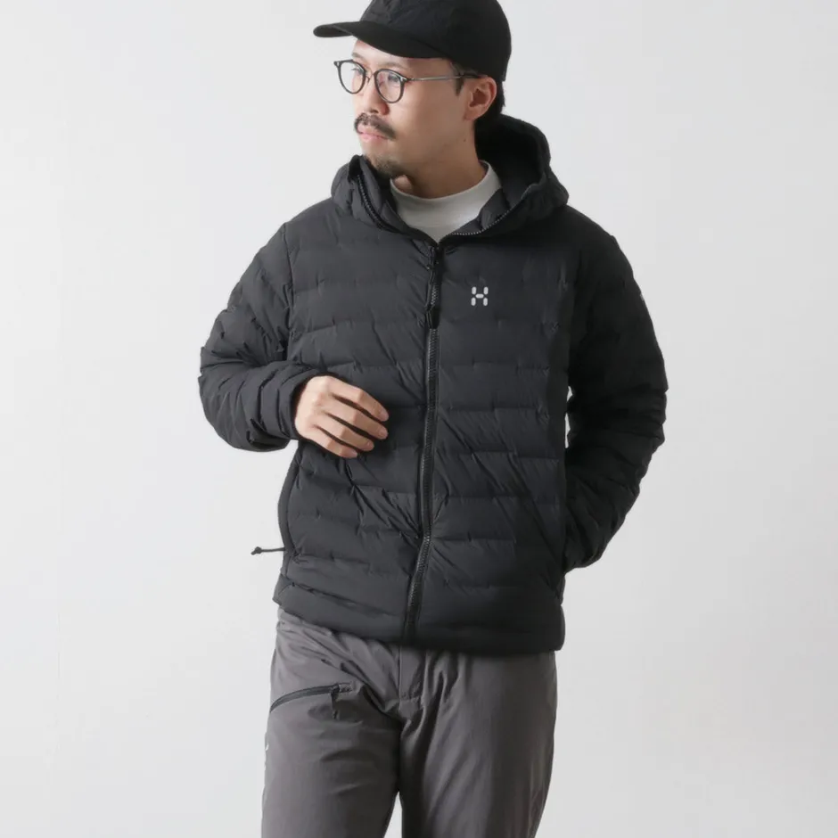 Down Wear^HAGLOFS / Spitz Down Hood Jacket black