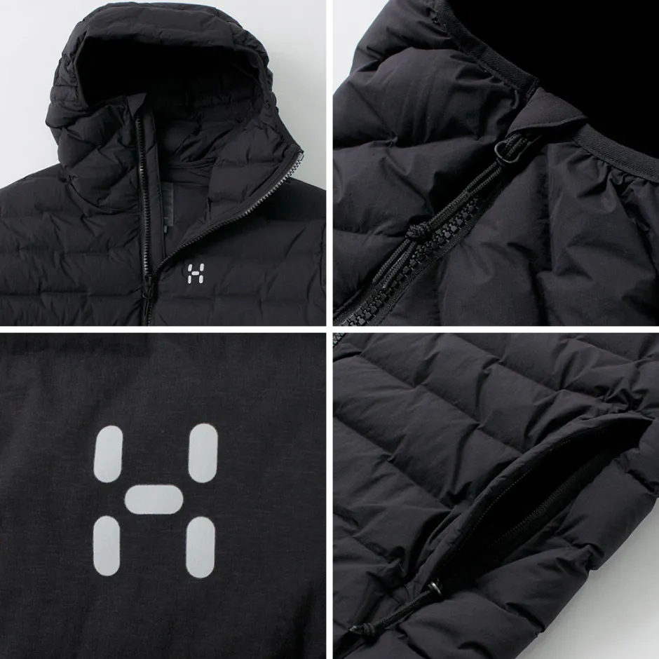 Down Wear^HAGLOFS / Spitz Down Hood Jacket black