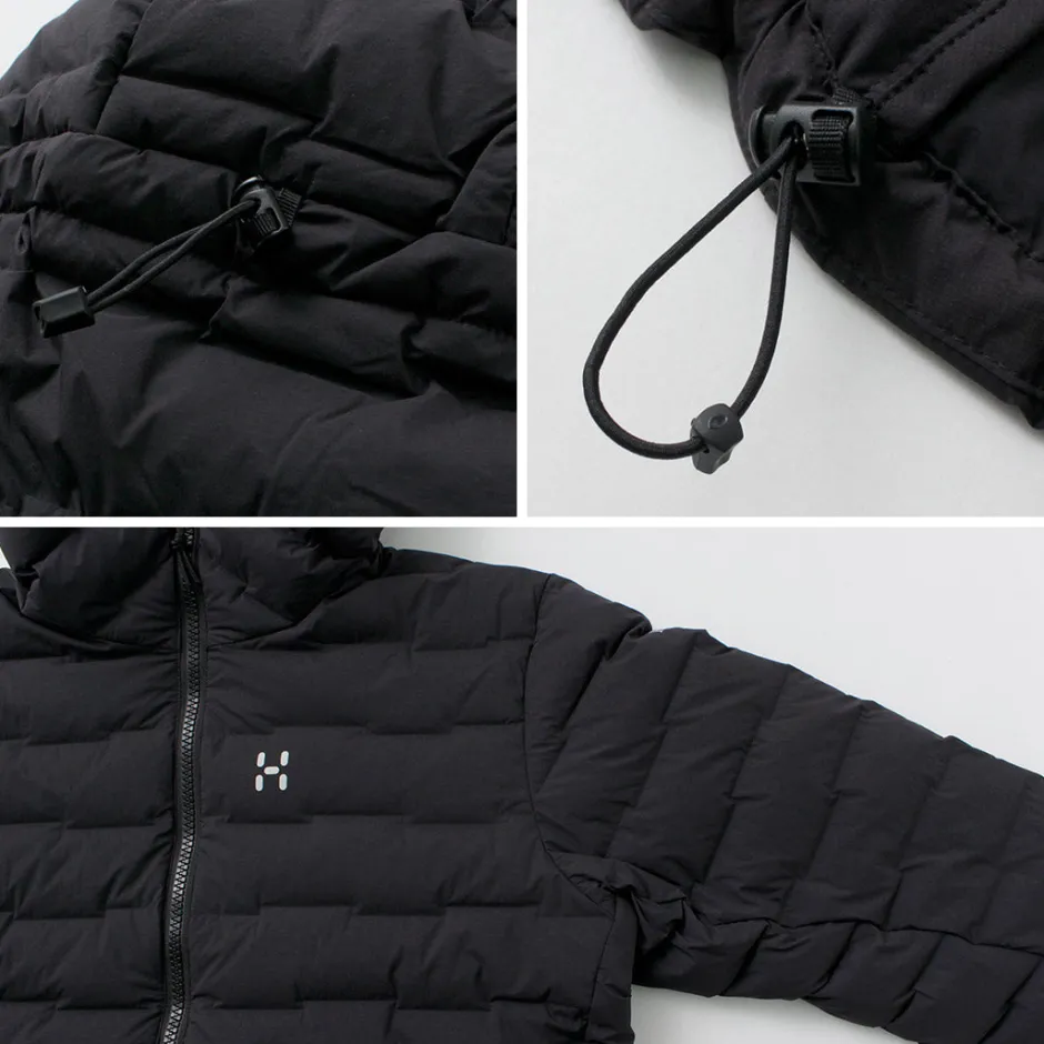 Down Wear^HAGLOFS / Spitz Down Hood Jacket black