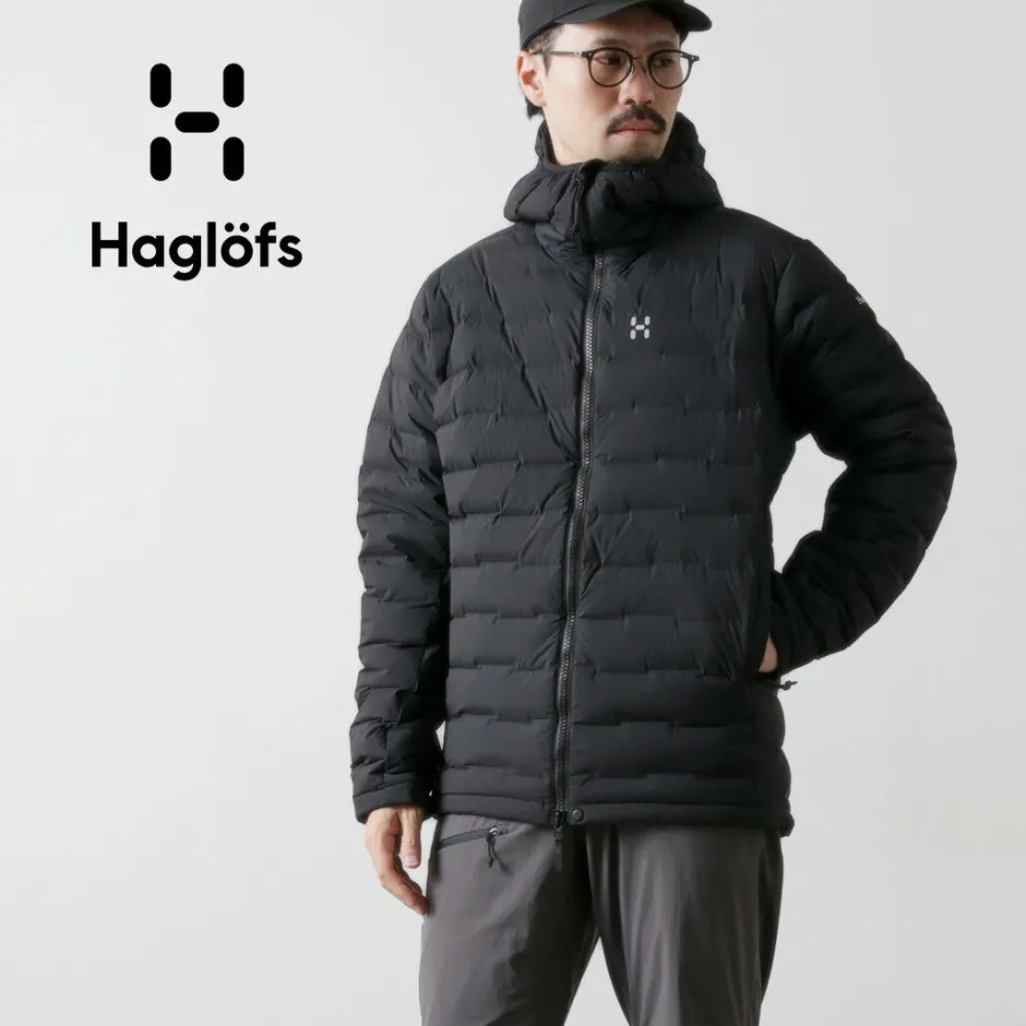 Down Wear^HAGLOFS / Spitz Down Hood Jacket black