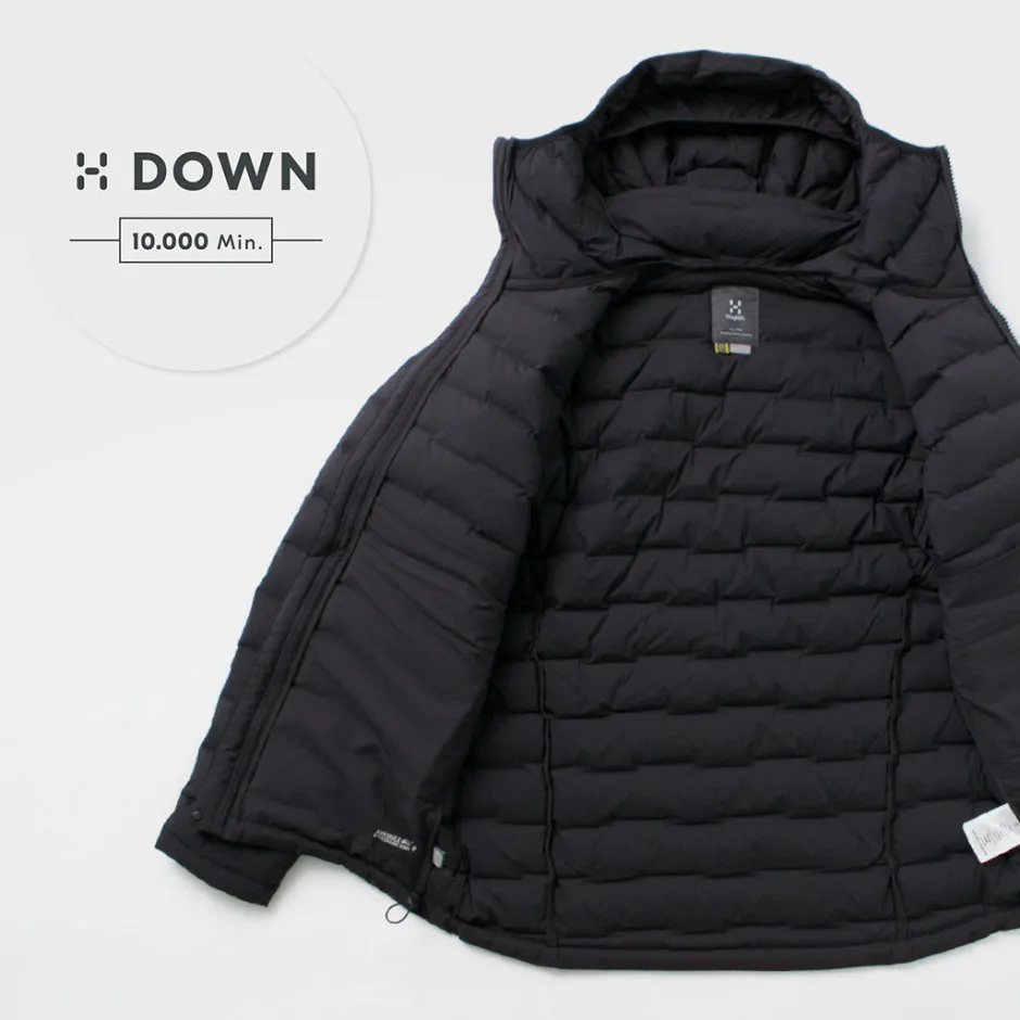 Down Wear^HAGLOFS / Spitz Down Hood Jacket black